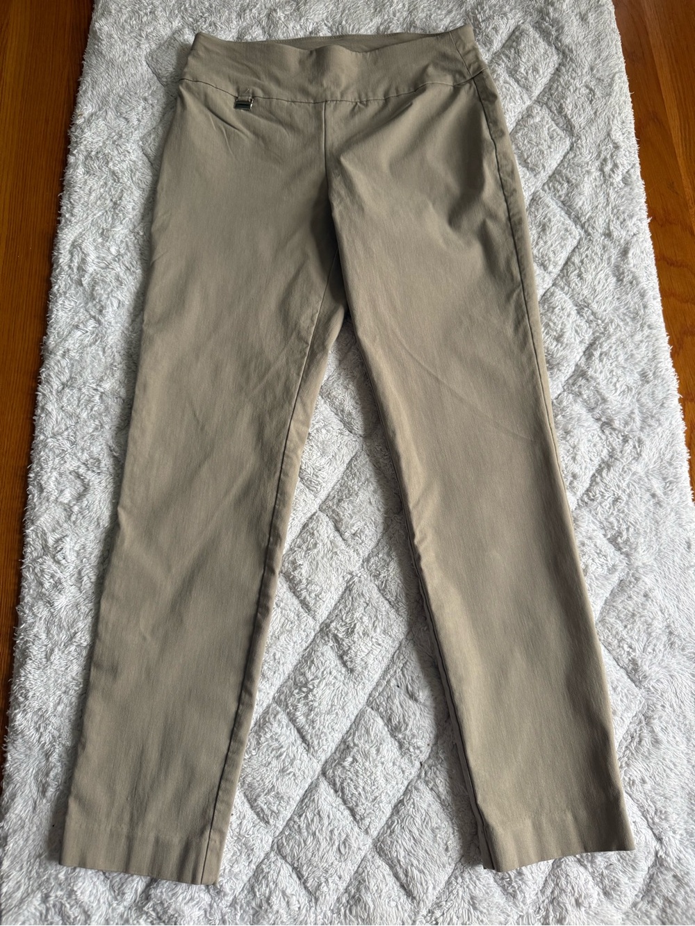 Alfani Tan Straight Pull-On Kids Pants